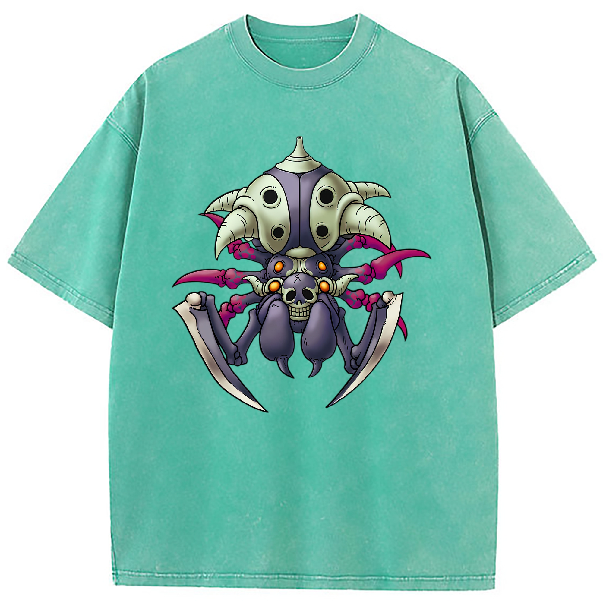 （画像用） ドラゴンクエスト Doragon Kuesuto Dragon Quest 綿100% ヴィンテージ風 半袖Tシャツ（フロントプリント）